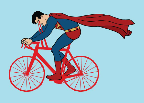 Bicycle Superman